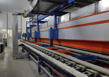 PU && Rockwool Sandwich Panel Line in Ukraine